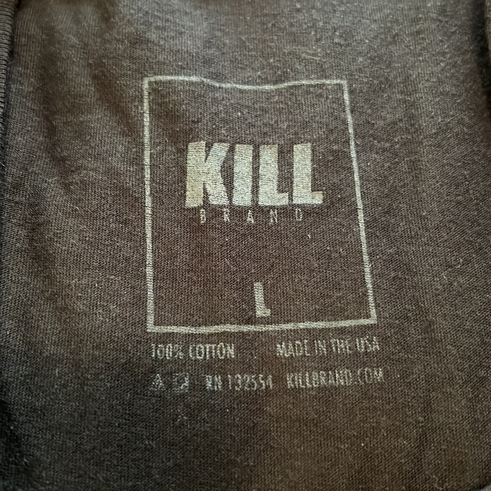 Kill brand crop top lip service dollskill killstar goth punk gym pump cover - Picture 3 of 3